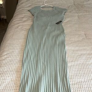 Express twist back sweater midi dress